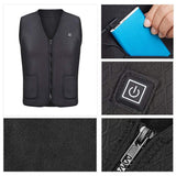 FLEXIBLE USB RECHARGEABLE INFRARED HEATING VEST - Snapmart.store