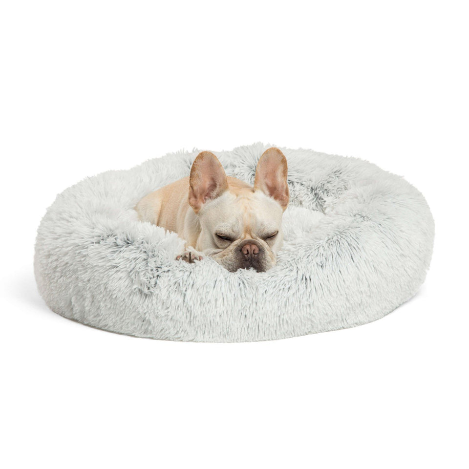 Calming Shag Vegan Fur Donut Cuddler - 23"x23" - Snapmart.store