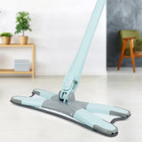 X-type Floor Mop with 3pcs Reusable Microfiber Pads 360 Degree Flat Mop for Home Replace Hand-free Wash Household Cleaning Tools - Snapmart.store
