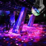 Sound Activated Rotating Disco Ball Party Lights Strobe Light 3W RGB LED Stage Lights For Christmas Home KTV Xmas Wedding Show - Snapmart.store