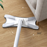 X-type Floor Mop with 3pcs Reusable Microfiber Pads 360 Degree Flat Mop for Home Replace Hand-free Wash Household Cleaning Tools - Snapmart.store