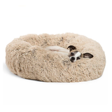 Calming Shag Vegan Fur Donut Cuddler - 23"x23" - Snapmart.store