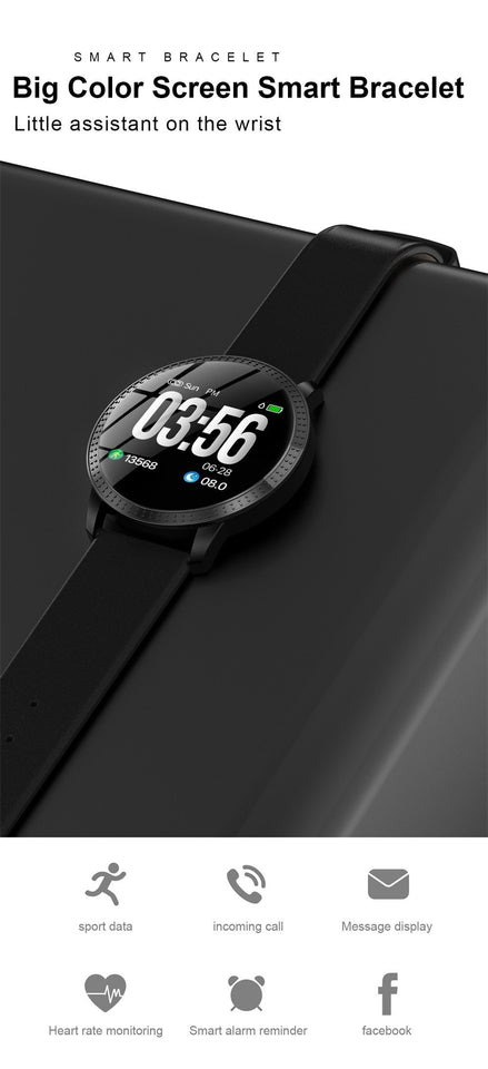 Smart Watch Waterproof Blood Pressure Monitor For Men Women - Snapmart.store