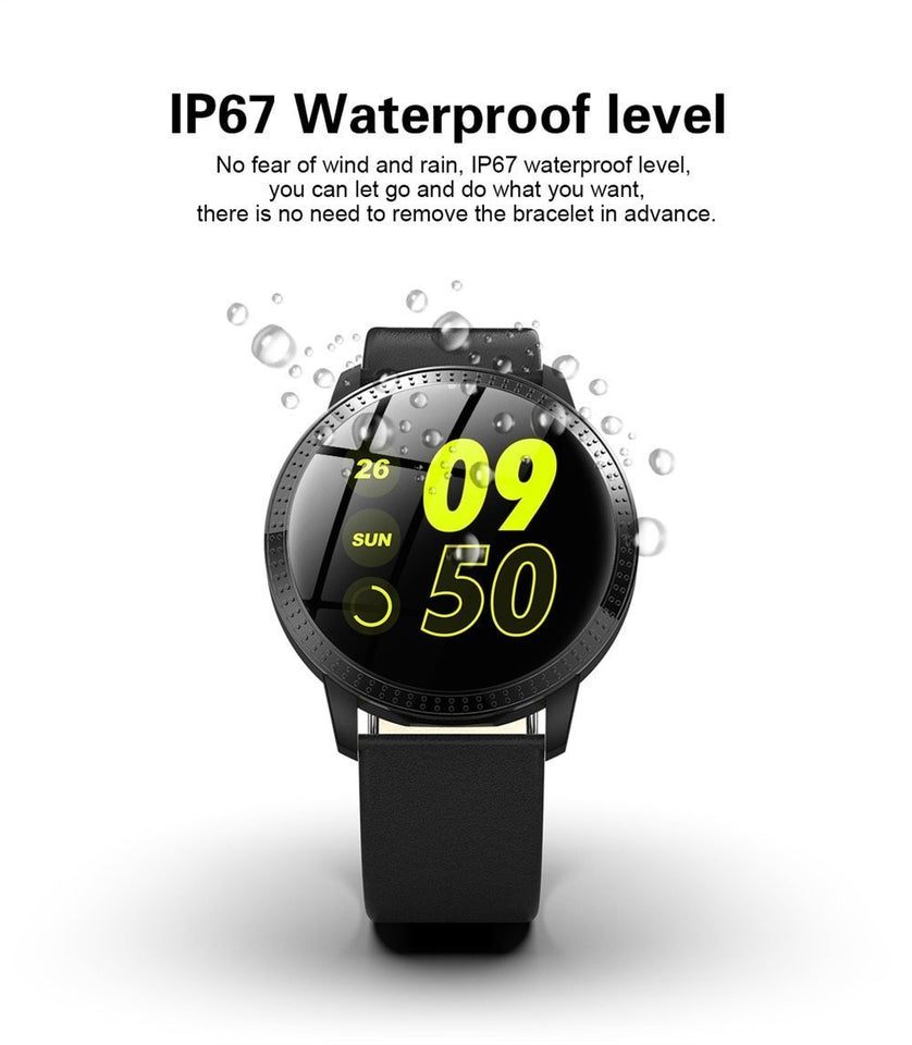 Smart Watch Waterproof Blood Pressure Monitor For Men Women - Snapmart.store