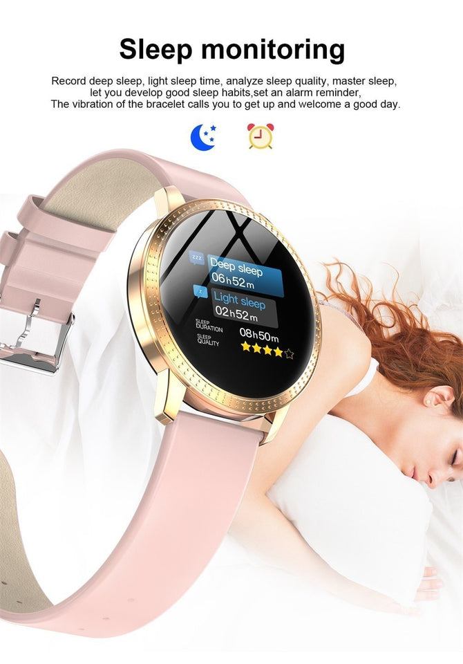 Smart Watch Waterproof Blood Pressure Monitor For Men Women - Snapmart.store