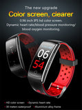 Smart Bracelet Heart Rate Monitor Waterproof Fitness Tracker Bluetooth Watch Band - Snapmart.store
