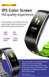 Smart Bracelet Heart Rate Monitor Waterproof Fitness Tracker Bluetooth Watch Band - Snapmart.store