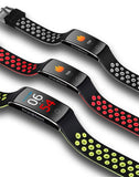 Smart Bracelet Heart Rate Monitor Waterproof Fitness Tracker Bluetooth Watch Band - Snapmart.store