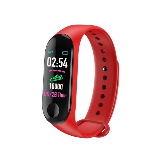 Smart Watch M3X - Heart Rate Blood Pressure Monitor For Men Women - Snapmart.store