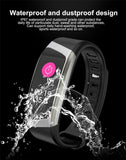 E18 Smart Band - Heart Rate Monitor, Sport Bracelet IP67 Waterproof Fitness Tracker - Snapmart.store