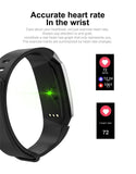 E18 Smart Band - Heart Rate Monitor, Sport Bracelet IP67 Waterproof Fitness Tracker - Snapmart.store