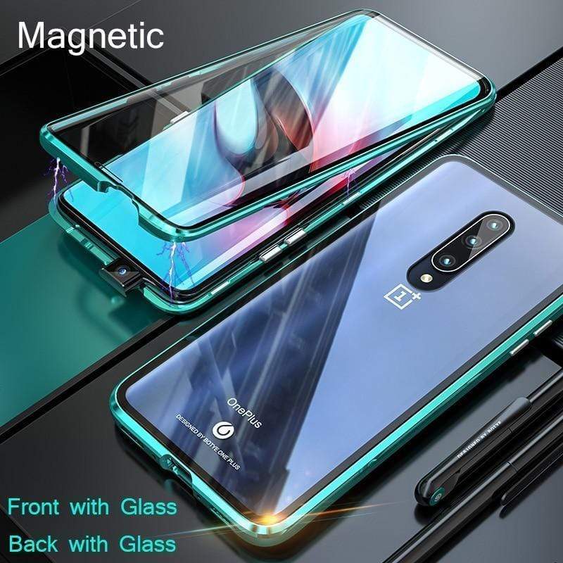 Ultra Magnetic Adsorption Phone Case Metal Edge Cover For OnePlus 6, 6T, 7, 7 Pro. - Snapmart.store