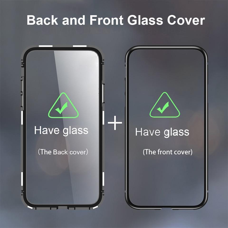 Ultra Magnetic Adsorption Phone Case Metal Edge Cover For OnePlus 6, 6T, 7, 7 Pro. - Snapmart.store
