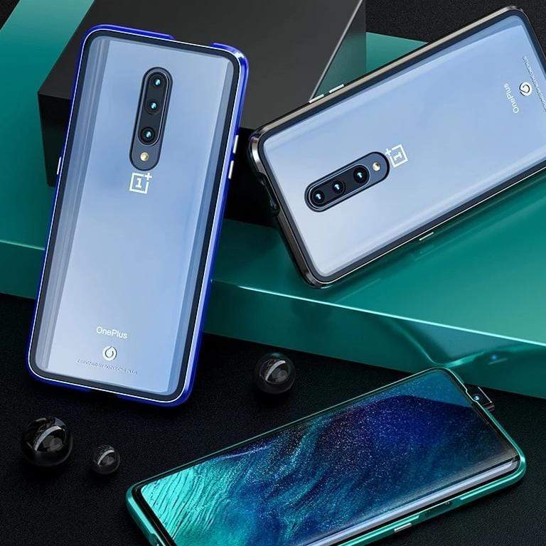 Ultra Magnetic Adsorption Phone Case Metal Edge Cover For OnePlus 6, 6T, 7, 7 Pro. - Snapmart.store