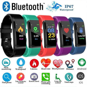 Smart Watch and Blood Pressure Monitor for Men Women Fitness Tracker - Snapmart.store