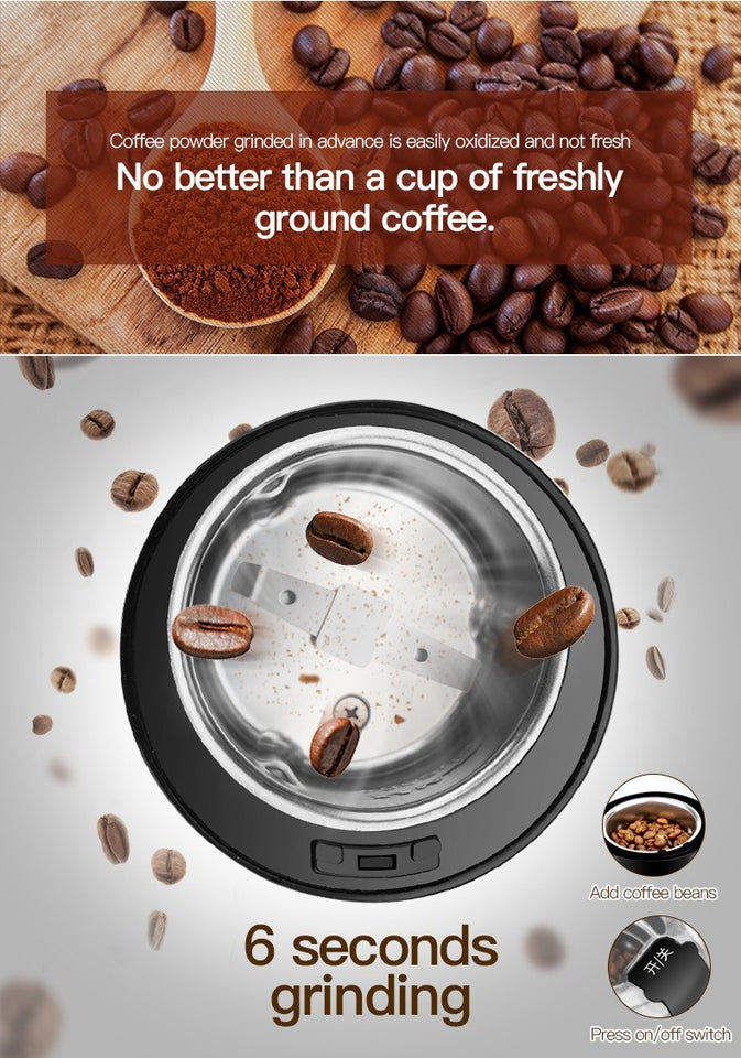 Electric Coffee Grinder - Snapmart.store