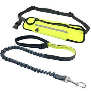 Handsfree Bungee Dog Leash with Waist Bag - Snapmart.store