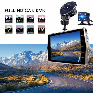 Dash Cam Dual Lens Car DVR Vehicle Camera Full HD 1080P - Snapmart.store