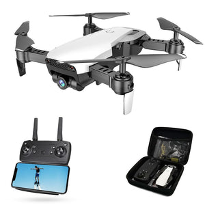 Global Drone FPV Selfie Dron Foldable Drone with Camera HD Wide Angle Live Video - Snapmart.store