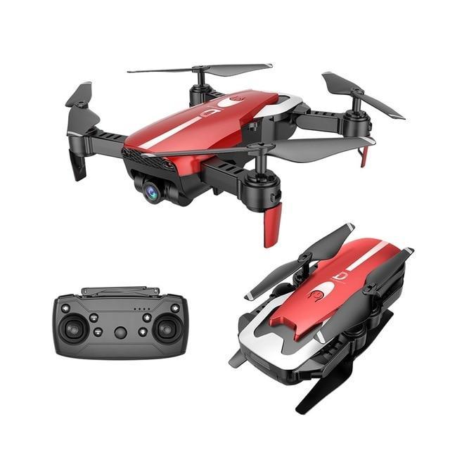 Global Drone FPV Selfie Dron Foldable Drone with Camera HD Wide Angle Live Video - Snapmart.store