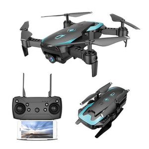 Global Drone FPV Selfie Dron Foldable Drone with Camera HD Wide Angle Live Video - Snapmart.store