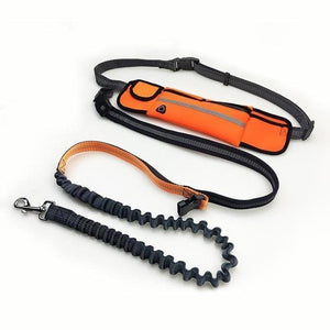 Handsfree Bungee Dog Leash with Waist Bag - Snapmart.store