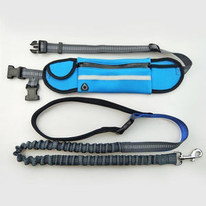 Handsfree Bungee Dog Leash with Waist Bag - Snapmart.store