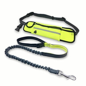 Handsfree Bungee Dog Leash with Waist Bag - Snapmart.store