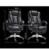 Home Computer Desk Armchair Boss Office Chair - Snapmart.store