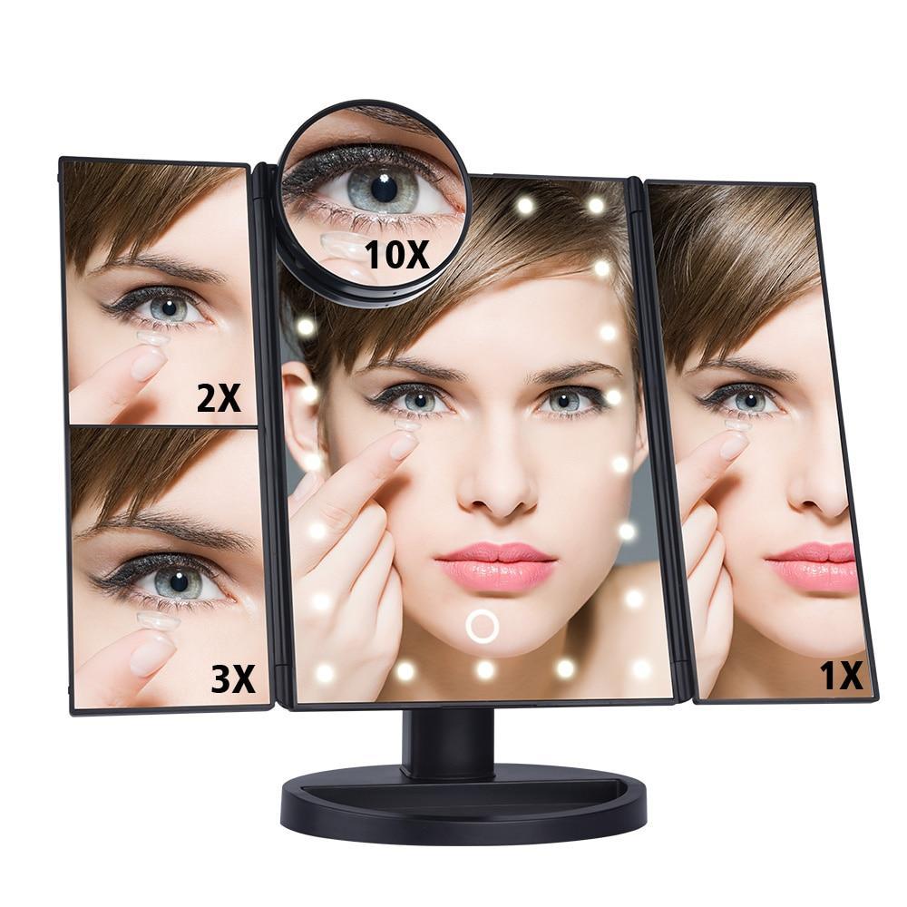 LED Touch Screen Makeup Mirror - Snapmart.store