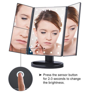 LED Touch Screen Makeup Mirror - Snapmart.store