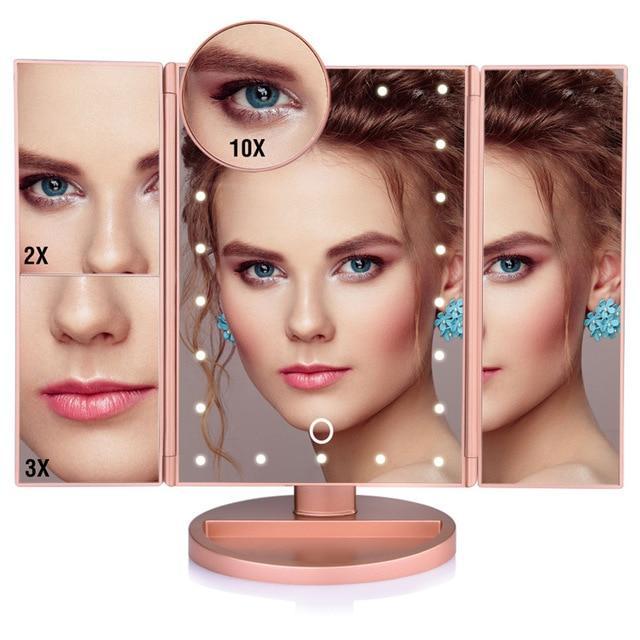 LED Touch Screen Makeup Mirror - Snapmart.store