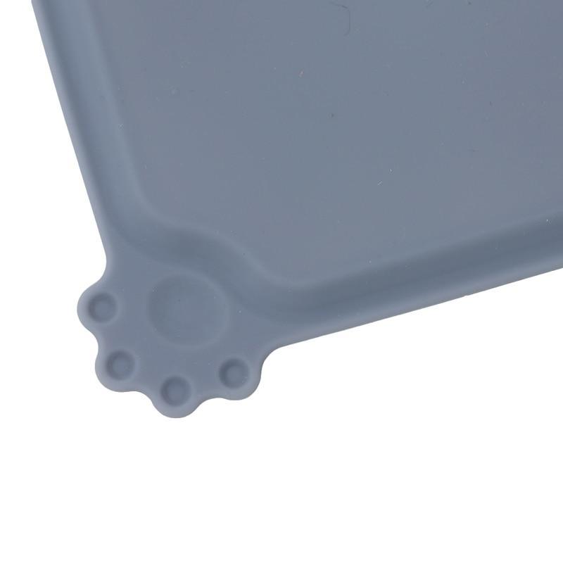 Waterproof Pet Mat For Dog Cat Solid Color Silicone Pet Food Pad Pet Bowl Drinking Mat Dog Feeding Placemat Easy Washing - Snapmart.store