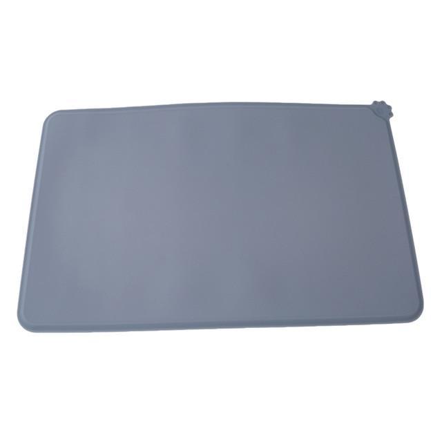 Waterproof Pet Mat For Dog Cat Solid Color Silicone Pet Food Pad Pet Bowl Drinking Mat Dog Feeding Placemat Easy Washing - Snapmart.store