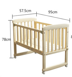 2 in 1 baby  sleep crib baby bed cradle - Snapmart.store