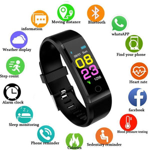 Smart Watch and Blood Pressure Monitor for Men Women Fitness Tracker - Snapmart.store