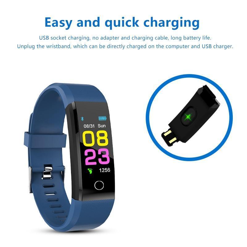 Smart Watch and Blood Pressure Monitor for Men Women Fitness Tracker - Snapmart.store