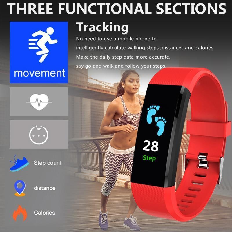 Smart Watch and Blood Pressure Monitor for Men Women Fitness Tracker - Snapmart.store