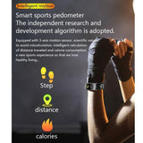 Smart Bracelet Heart Rate Monitor Waterproof Fitness Tracker Bluetooth Watch Band - Snapmart.store