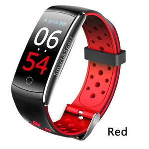 Smart Bracelet Heart Rate Monitor Waterproof Fitness Tracker Bluetooth Watch Band - Snapmart.store