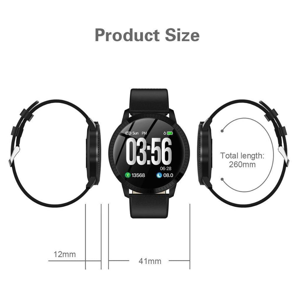 Smart Watch Waterproof Blood Pressure Monitor For Men Women - Snapmart.store