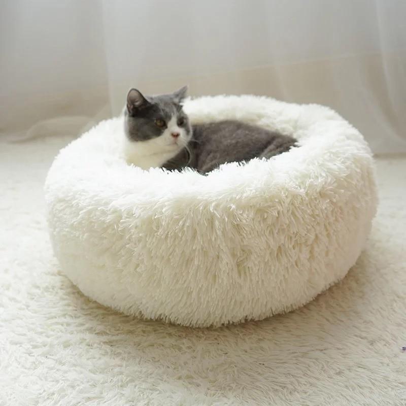 Calming Bed For Dogs, Cats, With Pet Anti-Anxiety - Snapmart.store