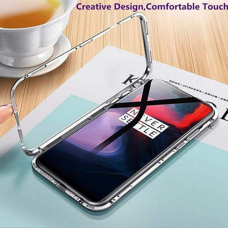 Ultra Magnetic Adsorption Phone Case Metal Edge Cover For OnePlus 6, 6T, 7, 7 Pro. - Snapmart.store
