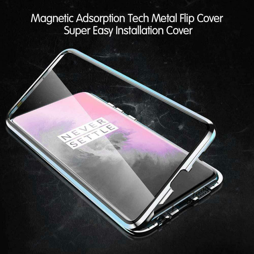 Ultra Magnetic Adsorption Phone Case Metal Edge Cover For OnePlus 6, 6T, 7, 7 Pro. - Snapmart.store