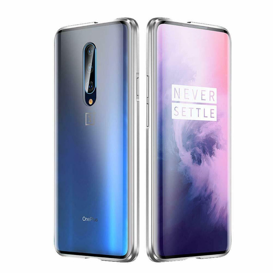 Ultra Magnetic Adsorption Phone Case Metal Edge Cover For OnePlus 6, 6T, 7, 7 Pro. - Snapmart.store