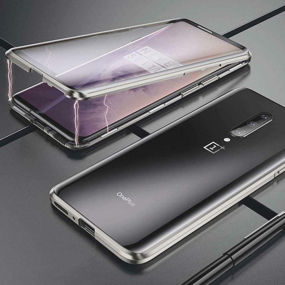 Ultra Magnetic Adsorption Phone Case Metal Edge Cover For OnePlus 6, 6T, 7, 7 Pro. - Snapmart.store