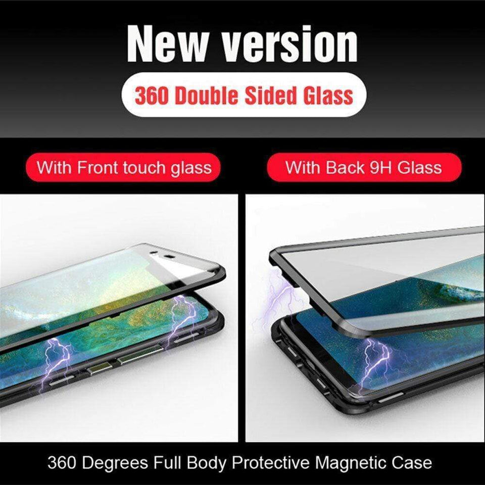 Ultra Magnetic Adsorption Phone Case Metal Edge Cover For OnePlus 6, 6T, 7, 7 Pro. - Snapmart.store