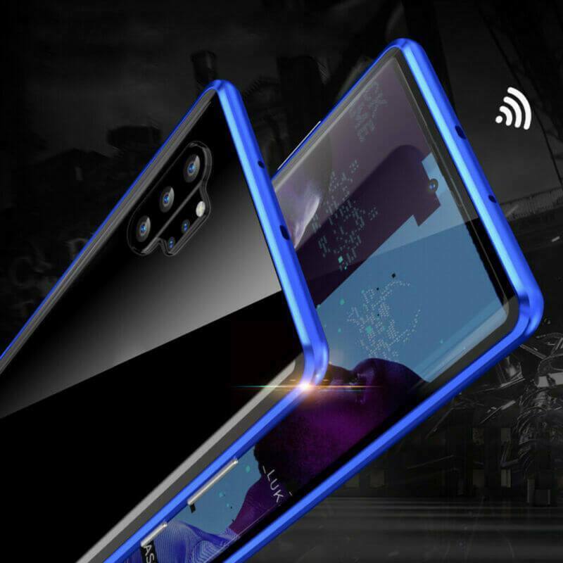 360° Magnetic Case For Samsung S10 Plus S9 Note 10 + Double Sided Tempered Glass - Snapmart.store