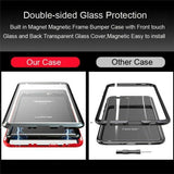 360° Magnetic Case For Samsung S10 Plus S9 Note 10 + Double Sided Tempered Glass - Snapmart.store