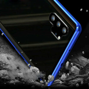 360° Magnetic Case For Samsung S10 Plus S9 Note 10 + Double Sided Tempered Glass - Snapmart.store